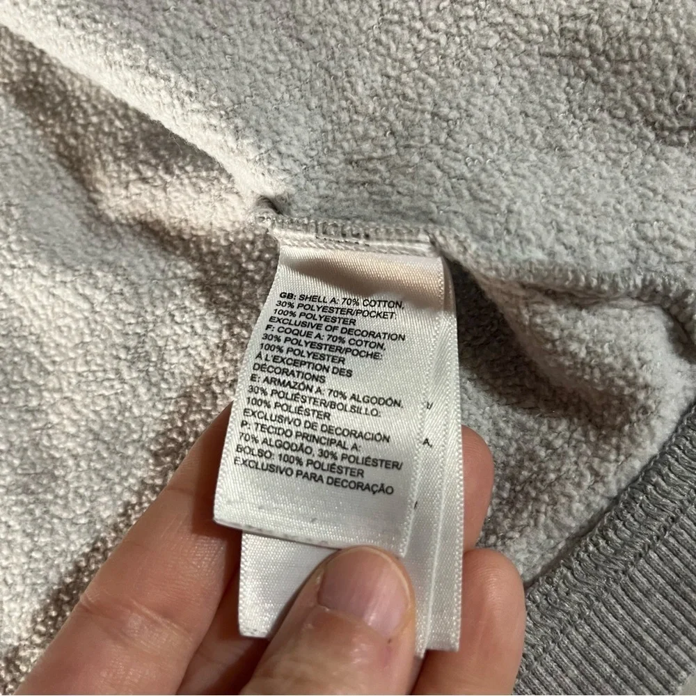 The North Face Kids Light Gray Hoodie Unisex 12-18 months - Picture 4 of 9